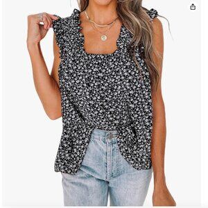 PRETTYGARDEN Boho Floral Tank Top